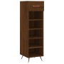 Scarpiera Rovere Marrone 30x35x105 cm in Legno Multistrato
