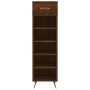 Scarpiera Rovere Marrone 30x35x105 cm in Legno Multistrato