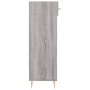 Scarpiera Grigio Sonoma 30x35x105 cm in Legno Multistrato