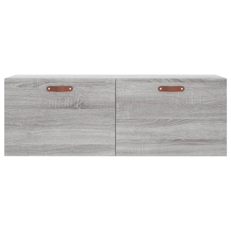 Mobile a Parete Grigio Sonoma 100x36,5x35 cm Legno Multistrato