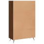 Credenza Rovere Marrone 69,5x31x115 cm in Legno Multistrato