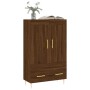 Credenza Rovere Marrone 69,5x31x115 cm in Legno Multistrato