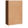 Credenza Rovere Marrone 69,5x31x115 cm in Legno Multistrato