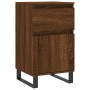 Credenza Rovere Marrone 40x35x70 cm in Legno Multistrato