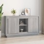 Credenza Grigio Sonoma 102x35x60 cm in Legno Multistrato