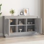 Credenza Grigio Sonoma 102x35x60 cm in Legno Multistrato