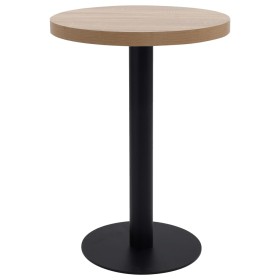 Tavolo da Bistrot Marrone Chiaro 60 cm in MDF