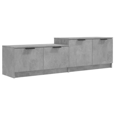 Mobile Porta TV Grigio Cemento 158,5x36x45 cm Legno Multistrato