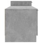 Mobile Porta TV Grigio Cemento 158,5x36x45 cm Legno Multistrato