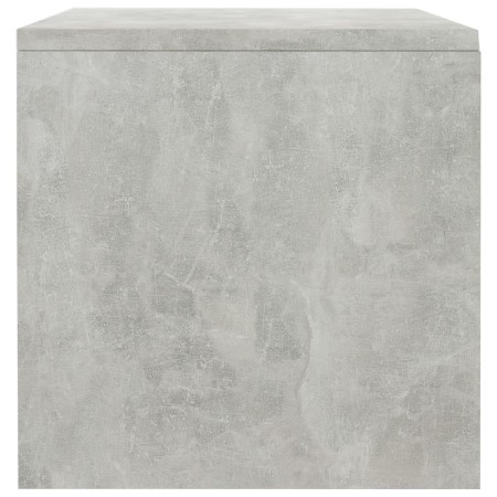 Comodini 2 pz Grigio Cemento 40x30x30 cm in Legno Multistrato