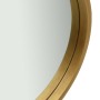 Specchio da Parete con Cinghia 50 cm Oro