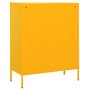 Armadietto Giallo Senape 80x35x101,5 cm in Acciaio