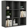 Libreria Grigia 98x29x97,5 cm in Legno Multistrato