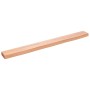 Ripiano Muro Marrone Chiaro 100x10x4cm Massello Rovere Trattato