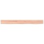 Ripiano Muro Marrone Chiaro 100x10x4cm Massello Rovere Trattato