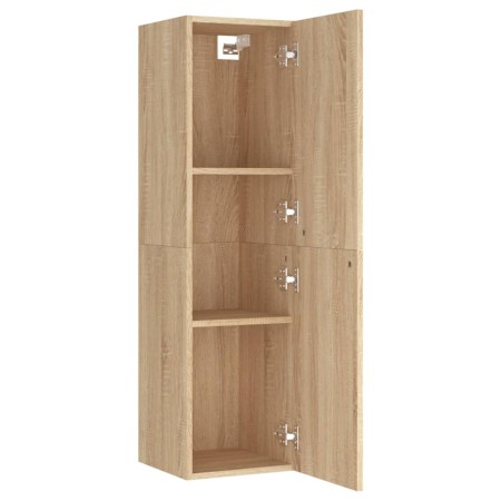 Mobile Porta TV Rovere Sonoma 30,5x30x110 cm Legno Multistrato