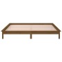 Giroletto con LED Miele 120x200 cm in Legno Massello