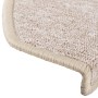 Tappetini per Scale 15 pz Grigio Talpa 65x24x4 cm