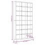 Mobile Porta CD Rovere Fumo 102x23x177,5 cm Legno Multistrato