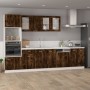 Mobile Pensile Rovere Fumo 39,5x31x60cm in Legno Multistrato