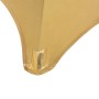 Copertura Elastica per Tavolo 2 pz 80 cm Oro