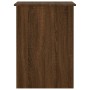 Scrivania Rovere Marrone 100x55x75 cm in Legno Multistrato
