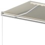 Tenda da Sole Retrattile Manuale 500x350 cm Crema