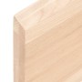 Ripiano a Parete 40x20x4 cm Legno Massello Rovere Non Trattato