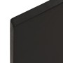 Ripiano Muro Marrone Scuro 60x10x2 cm Massello Rovere Trattato