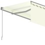 Tenda Sole Retrattile Manuale con Parasole 5x3 m Crema