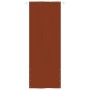 Paravento per Balcone Terracotta 80x240 cm in Tessuto Oxford