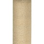 Albero per Gatti con Palo Tiragraffi Sisal Grigio Scuro 74 cm