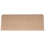 Tappetini Autoadesivi per Scale 15 pz 65x24,5x3,5 cm Beige