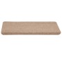 Tappetini Autoadesivi per Scale 15 pz 65x24,5x3,5 cm Beige