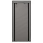 Scarpiera Coperta Grigia 58x28x106 cm in Tessuto