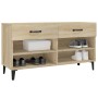 Scarpiera Rovere Sonoma 102x35x55 cm in Legno Multistrato