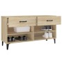 Scarpiera Rovere Sonoma 102x35x55 cm in Legno Multistrato