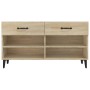 Scarpiera Rovere Sonoma 102x35x55 cm in Legno Multistrato
