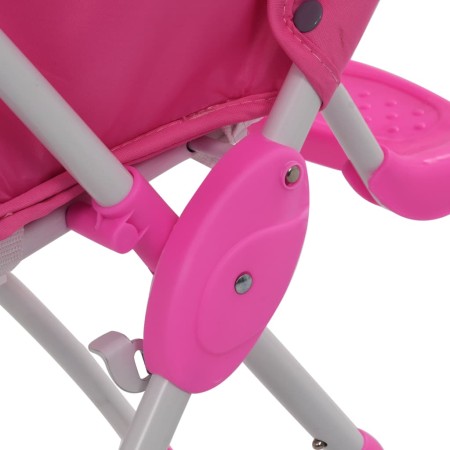 Seggiolone Pappa per Bambini Rosa e Bianco