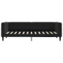 Letto da Giorno Nero 80x200 cm in Velluto