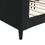 Letto da Giorno Nero 80x200 cm in Velluto