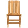 Sedie da Giardino Pieghevoli 2pz 47x47x89cm Legno Massello Teak