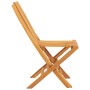 Sedie da Giardino Pieghevoli 2pz 47x47x89cm Legno Massello Teak