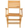 Sedie da Giardino Pieghevoli 2pz 55x62x90cm Legno Massello Teak