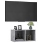 Mobile Porta TV Grigio Cemento 72x35x36,5 cm Legno Multistrato