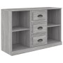 Credenza Grigio Sonoma 104,5x35,5x67,5 cm in Legno Multistrato