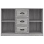 Credenza Grigio Sonoma 104,5x35,5x67,5 cm in Legno Multistrato