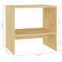 Comodini 2 pz 40x30,5x40 cm in Legno Massello di Pino