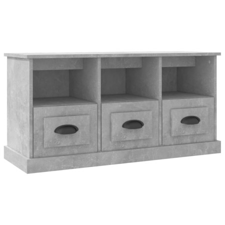 Mobile per TV Grigio Cemento 100x35x50 cm in Legno Multistrato