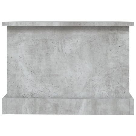 Tavolino Salotto Grigio Cemento 90x50x35 cm Legno Multistrato